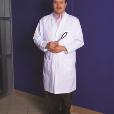 Laboratory Coat, White, Mens Small - LCMS01