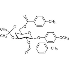 4-Methoxyphenyl 3,4-O-Isopropylidene-2,6-bis-O-(4-methylbenzoyl)-beta-D-galactopyranoside, 1G - M1596-1G