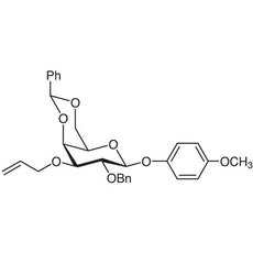 4-Methoxyphenyl 3-O-Allyl-2-O-benzyl-4,6-O-benzylidene-beta-D-galactopyranoside, 1G - M1620-1G