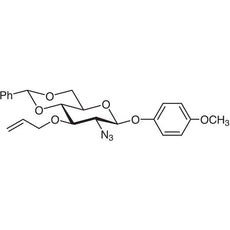 4-Methoxyphenyl 3-O-Allyl-2-azido-4,6-O-benzylidene-2-deoxy-beta-D-glucopyranoside, 1G - M1638-1G