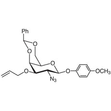 4-Methoxyphenyl 3-O-Allyl-2-azido-4,6-O-benzylidene-2-deoxy-beta-D-galactopyranoside, 1G - M1643-1G