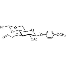 4-Methoxyphenyl 2-O-Acetyl-3-O-allyl-4,6-O-benzylidene-beta-D-glucopyranoside, 1G - M2065-1G