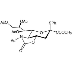 Methyl 5-Acetamido-7,8,9-tri-O-acetyl-5-N,4-O-carbonyl-3,5-dideoxy-2-S-phenyl-2-thio-D-glycero-beta-D-galacto-2-nonulopyranosylonate, 1G - M2319-1G