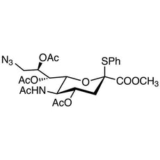 Methyl (Phenyl 5-Acetamido-4,7,8-tri-O-acetyl-9-azido-3,5,9-trideoxy-2-thio-D-glycero-beta-D-galacto-2-nonulopyranosid)onate, 100MG - M2695-100MG
