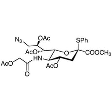 Methyl (Phenyl 5-Acetoxyacetamido-4,7,8-tri-O-acetyl-9-azido-3,5,9-trideoxy-2-thio-D-glycero-beta-D-galacto-2-nonulopyranosid)onate, 100MG - M2696-100MG
