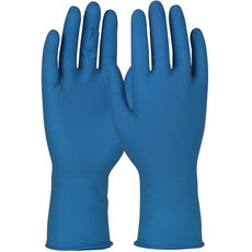 Disposable Latex Exam Glove, Powder Free with Fully Textured Grip - 13 Mil, Blue, 2X-Large - MGHR-2X