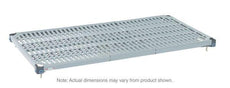 MetroMax Q MQ1824G Plastic Industrial Shelf with Grid Mat, 18" x 24"