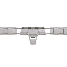 Metro MQLS18-2S Stackable Shelf Ledge (Side) for MetroMax Q Industrial Plastic Shelving, 18" L x 2" H
