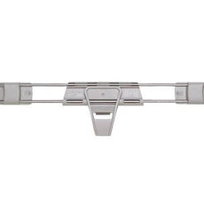 Metro MQLS21-2S Stackable Shelf Ledge (Side) for MetroMax Q Industrial Plastic Shelving, 21" L x 2" H