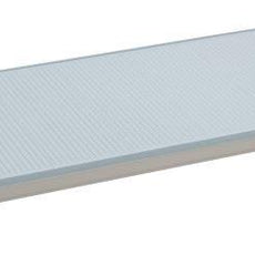 MetroMax i MX1842F Plastic Industrial Shelf with Solid Mat, 18" x 42"