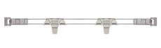 Metro MXL36-2S Stackable Shelf Ledge (Back) for MetroMax i Industrial Plastic Shelving, 36" L x 2" H