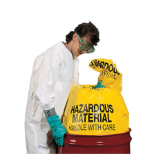 Plyeth Disposal Bags, Haz Matl-Hndl Care 25/Bx - BAG206-647