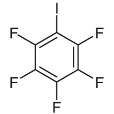 Pentafluoroiodobenzene(stabilized with Copper chip), 25G - P1188-25G