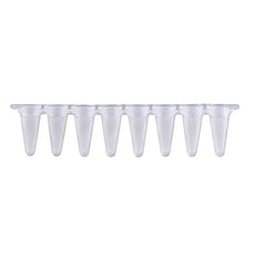 0.1ml qPCR 8-Strip (With SEPARATE Optical Strip Caps) FROSTED- 120/pk-P3801-QF