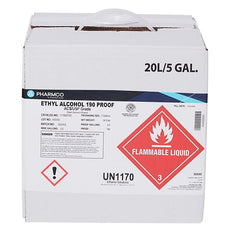 Ethanol 190 Prf, 5 Gl Cube - 111000190CB05
