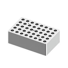 Block, used for 1.5/2.0mL tubes, 40 holes, 15 x 9.5 x 5cm - 18900220