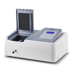 SCI-V1100 spectrophotometer 320-1100nm, with Tungsten Lamp, 4 x 3.5ml glass square cuvettes, USA plug, 110/220 V, 50/60 Hz, 80 W - 401022010009