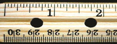 Wooden Ruler, 12'' - SCLW12