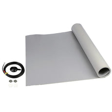 SCS Mat Roll, 3-Layer Vinyl, 8200 Series, Gray, 0.140"X48"X24' - 8253