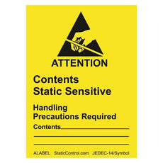 SCS Label, Attention, Rs-471, 1-7/8in X 2-1/2in, 500/Roll - ALABEL