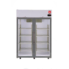 Yamato SLR1301DG Laboratory Refrigerator 2 C To 8 C, 49 Cu.Ft., Two Glass Doors, Cycle Defrost, 115v