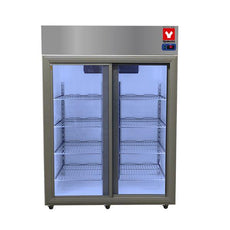 Yamato SLR1301DGSL Laboratory Refrigerator 2 C To 8 C, 49 Cu.Ft., Two Sliding Glass Doors, Cycle Defrost, 115v