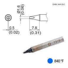 T31B-01D16 Chisel Tip, 840°F / 450°C - T31B-01D16