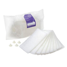 TexWipe STERILE Mini AlphaMop Polyester Pad Kit 7" x 4" For TX7101, TX7102, TX7104,TX7105 and TX7112, 100 foam pads and 40 clips/Cs - STX7111A