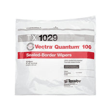 TexWipe Vectra Quantum 9" x 9" double-knit polyester, sealed-border wipers, 1000 wipers/Cs - TX1029