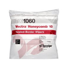 TexWipe Vectra Honeycomb 10 9" x 9" double-knit polyester, sealed-border wipers, 1000 wipers/Cs - TX1060