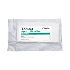 TexWipe Alpha 1 Microfiber 4" x 4" Dry, Sealed edge, 2000 wipers/Cs - TX1204