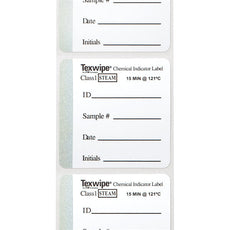 TexWipe Pre-Printed Sterilization Indicator, Autoclave  2" x 2" Autoclave adhesive, 500 labels/Cs - TX522A