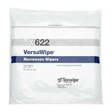 TexWipe VersaWipe 12" x 12" nonwoven, cellulose/polyester-blend wipers, 1500 wipers/Cs - TX622