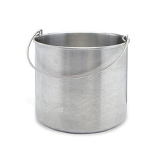 TexWipe BetaMop Stainless Steel Seamless Bucket 8 gallons No Casters, 1 bucket/Cs - TX7057