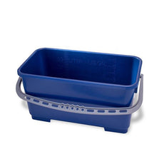 TexWipe AlphaMop Polypropylene Rectangular Bucket - BLUE 6 gallons, 1 bucket/Cs - TX7061