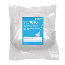 TexWipe BetaMop - MicroDenier 100% polyester STRING Mop Refill Heads for use with TX7106 BetaMop, 6 heads/Cs - TX7070