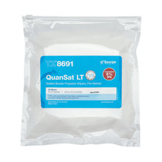 TexWipe QuanSat LT 9" x 9" QuanTex wipers pre-wetted with 6% IPA, 600 wipers/Cs - TX8691