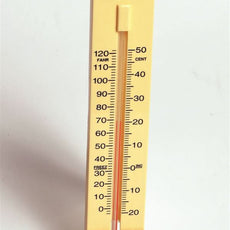 Wall Thermometer On Plastic Base - THWP01