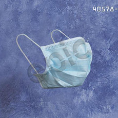 Tians Face Mask, 3 Layer Spp, Latex Free Elastic Earloop, Blue, 500/Cs - 40578-RS5