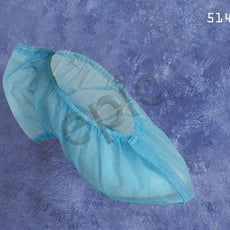 Tians Shoe Cover, Blue Polypro, Plain, LRG, 300/Cs - 514783-L