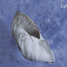 Tians Shoe Cover, White Polypro, Plain, LRG, 300/Cs - 514883-L