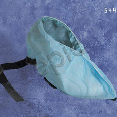 Tians Shoe Cover, Plain Polypro W/Cond. Strip, Blue, LRG, 300/Cs - 544783-L