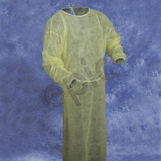 Tians Isolation Gown, Polypro, EW, Yellow, Universal, 50/Cs - 813381-XL