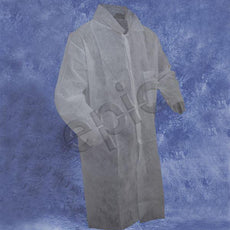 Tians Lab Coat, Polypro, Open Wrist, 1pkt, White, MED, 50/Cs - 844880-M