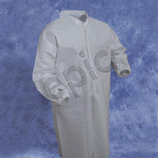 Tians Smock, Clean MP Coated, Tew, MC, Np, White, LRG, 30/Cs - 876855-L