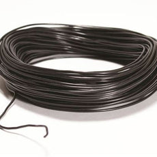 Plastic Ins Copper Wire, Blk, 100' Roll - WCP22-BK