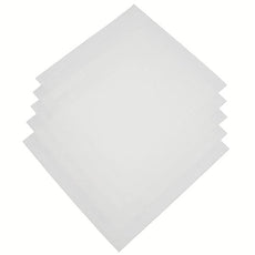 9" x 9" 100% Polyester Wipe, White - WIPE-9x9D