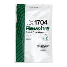 Texwipe REVOLVE, Dry, Non-Sterile Wiper 4" x 4"  Sealed edge, 2000 wipers/Cs - TX1704