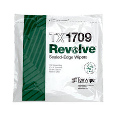 Texwipe REVOLVE, Dry, Non-Sterile Wiper 9" x 9"  Sealed edge, 1000 wipers/Cs - TX1709