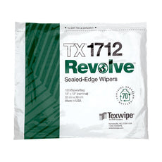 Texwipe REVOLVE, Dry, Non-Sterile Wiper 12" x 12"  Sealed edge, 1000 wipers/Cs - TX1712